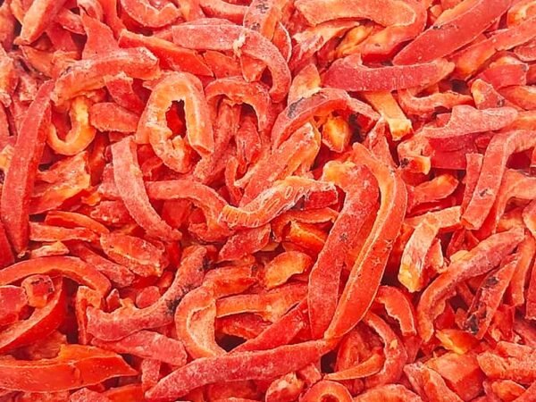 Frozen Red Poivron Stripes