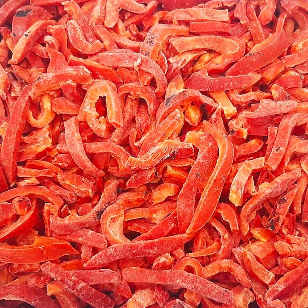 Frozen Red Poivron Stripes