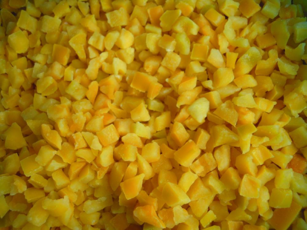 Frozen Cube Yellow Poivron 20 x 20