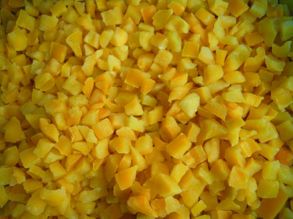 Frozen Cube Yellow Poivron 20 x 20